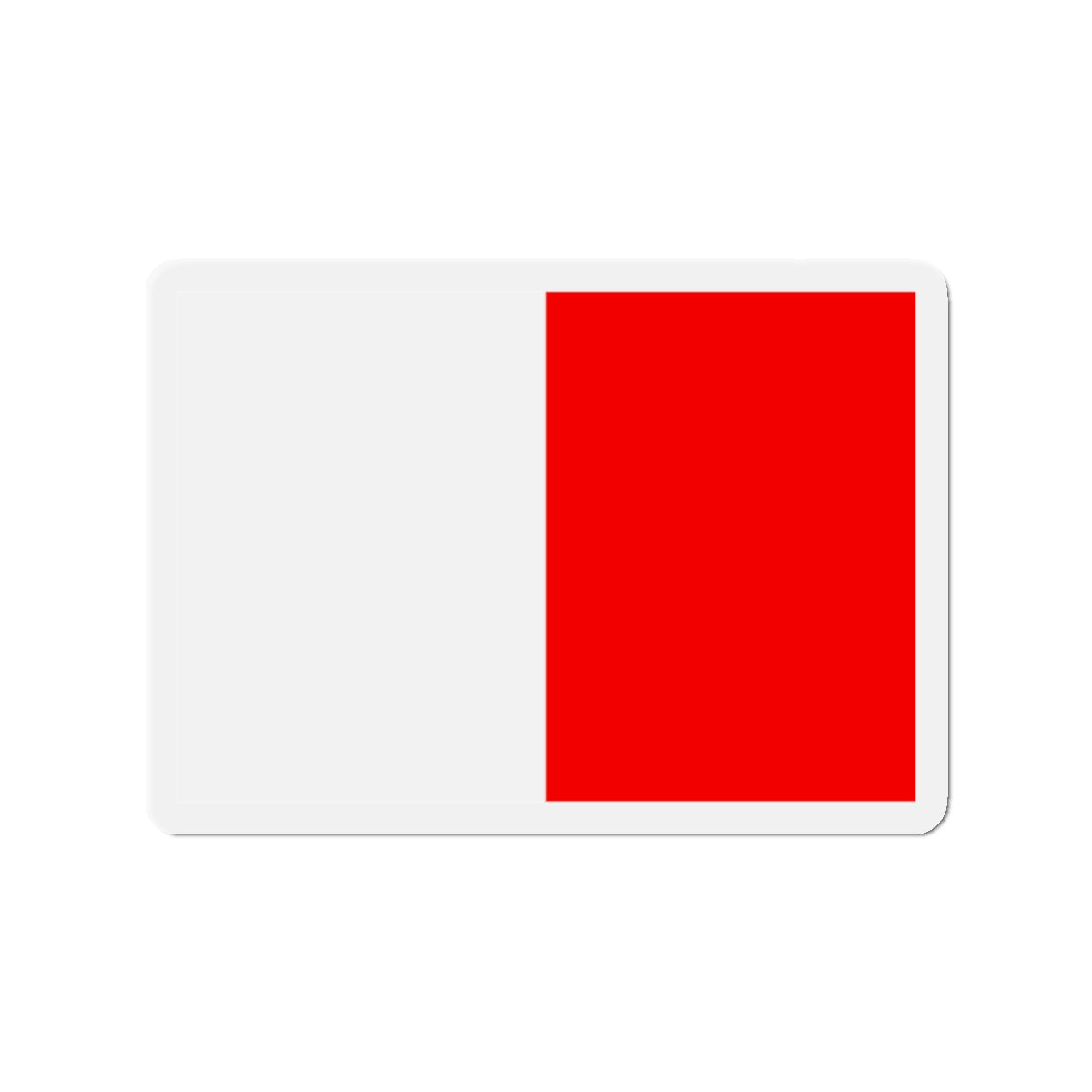 Flag of Bari Italy - Die-Cut Magnet-2" x 2"-The Sticker Space