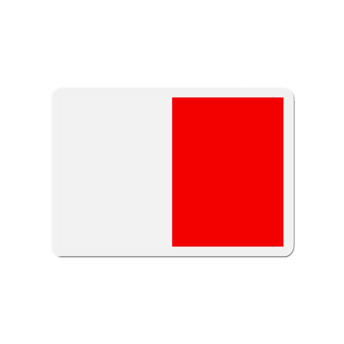 Flag of Bari Italy - Die-Cut Magnet-4" x 4"-The Sticker Space