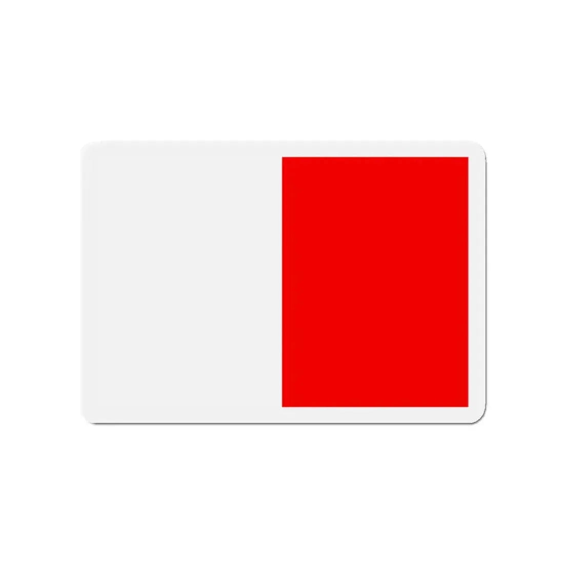Flag of Bari Italy - Refrigerator Magnet 3 Inch - The Sticker Space