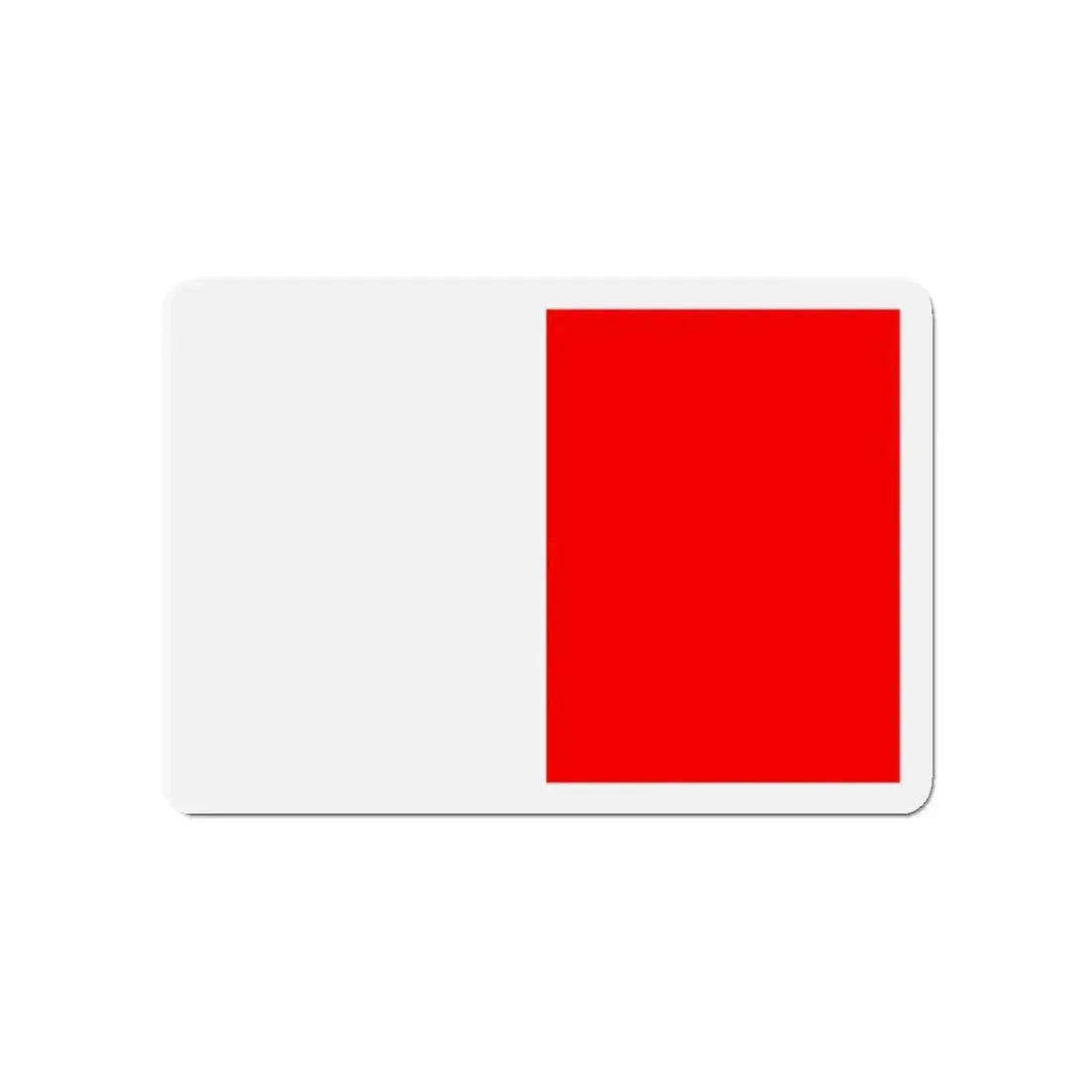 Flag of Bari Italy - Refrigerator Magnet 4 Inch - The Sticker Space