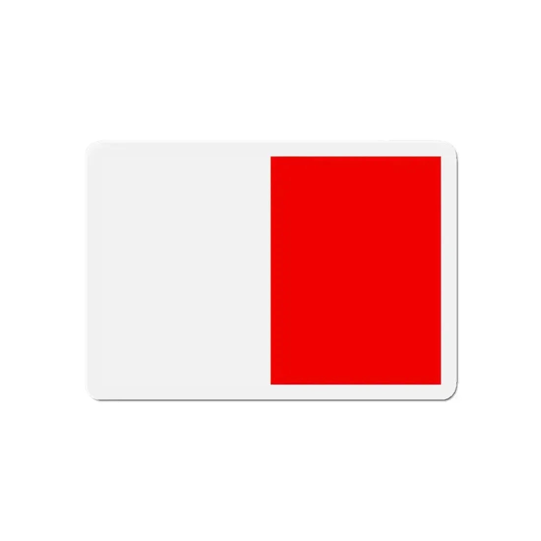 Flag of Bari Italy - Refrigerator Magnet 6 Inch - The Sticker Space