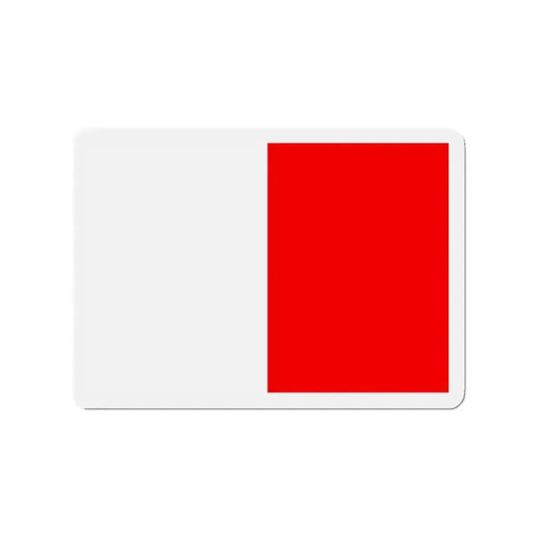 Flag of Bari Italy - Refrigerator Magnet - The Sticker Space
