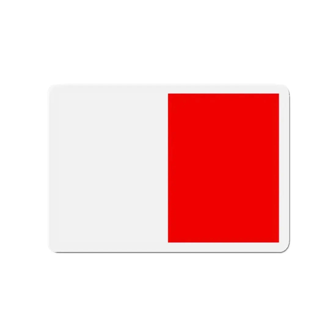 Flag of Bari Italy - Refrigerator Magnet - The Sticker Space