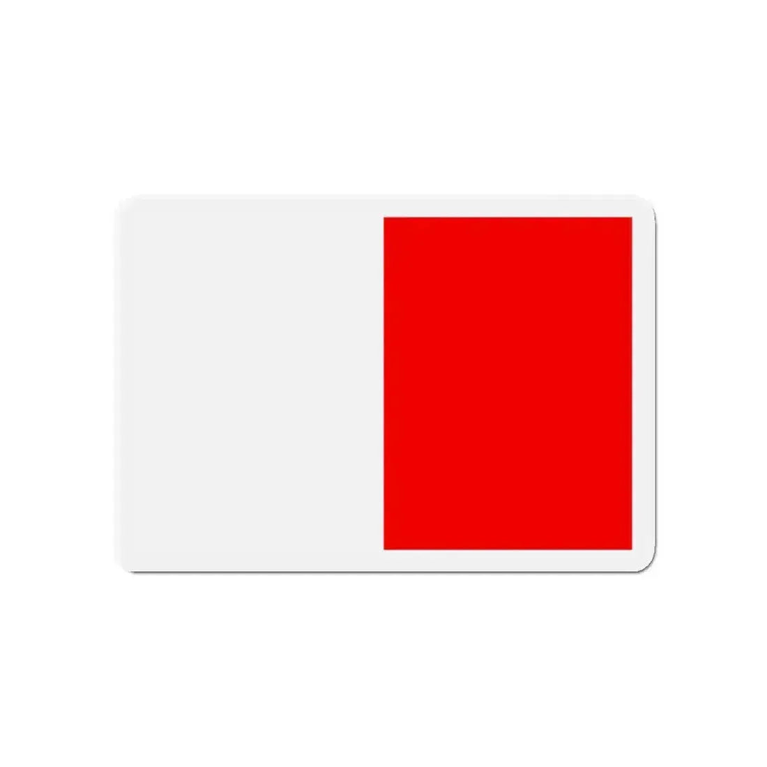 Flag of Bari Italy - Refrigerator Magnet - The Sticker Space