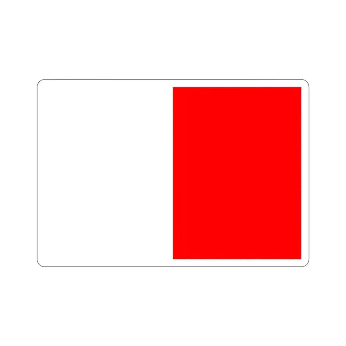 Flag of Bari Italy STICKER Vinyl Die-Cut Decal 3 Inch - The Sticker Space