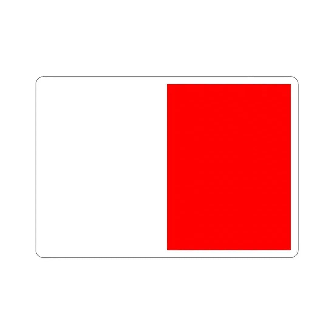 Flag of Bari Italy STICKER Vinyl Die-Cut Decal 5 Inch - The Sticker Space