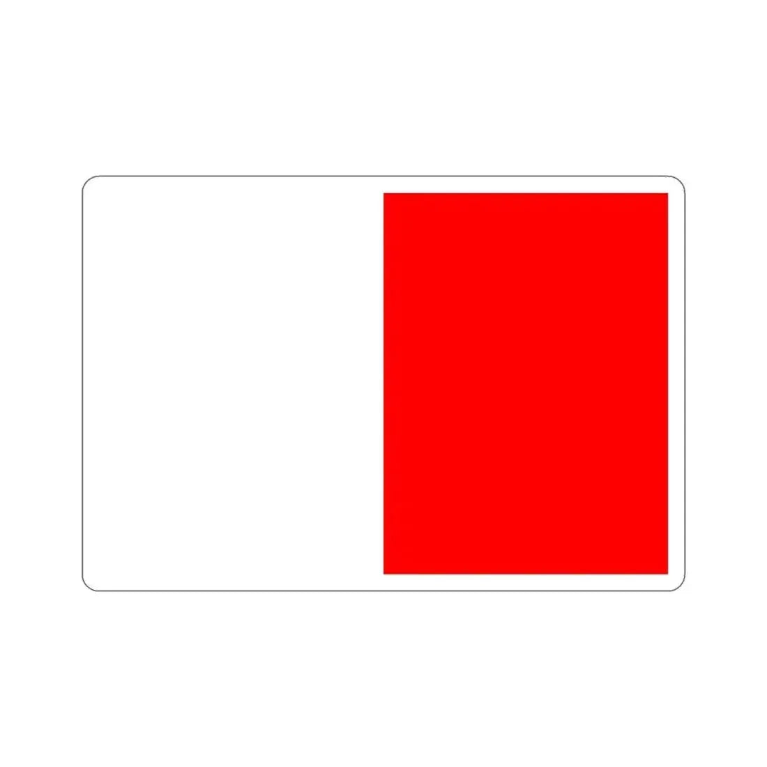 Flag of Bari Italy STICKER Vinyl Die-Cut Decal 6 Inch - The Sticker Space