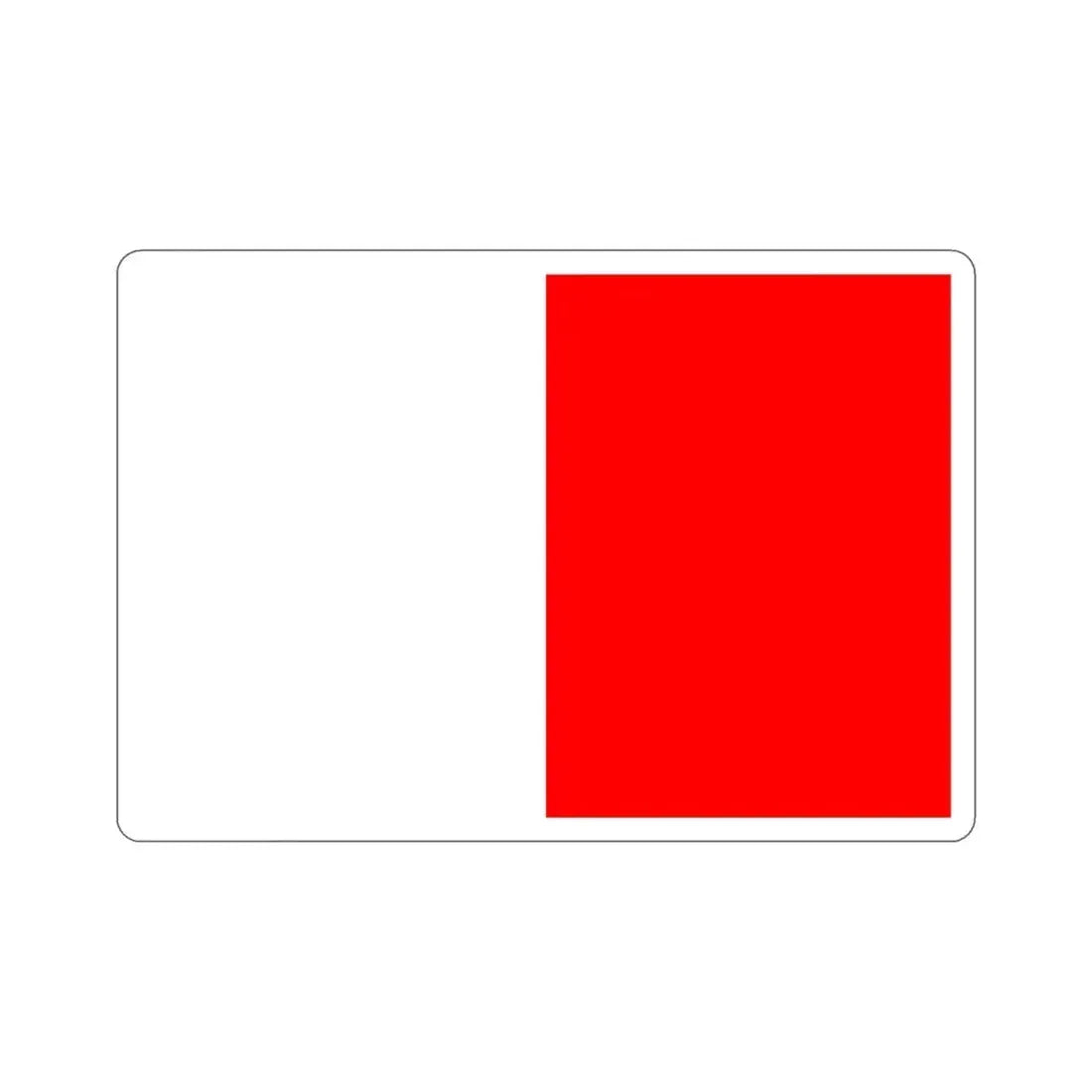 Flag of Bari Italy STICKER Vinyl Die-Cut Decal - The Sticker Space