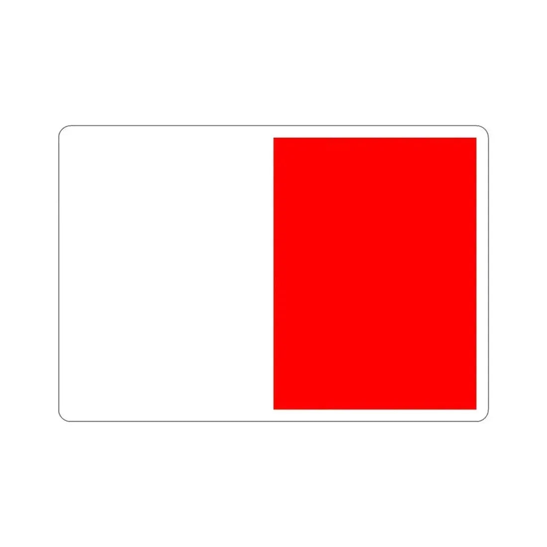 Flag of Bari Italy STICKER Vinyl Die-Cut Decal - The Sticker Space
