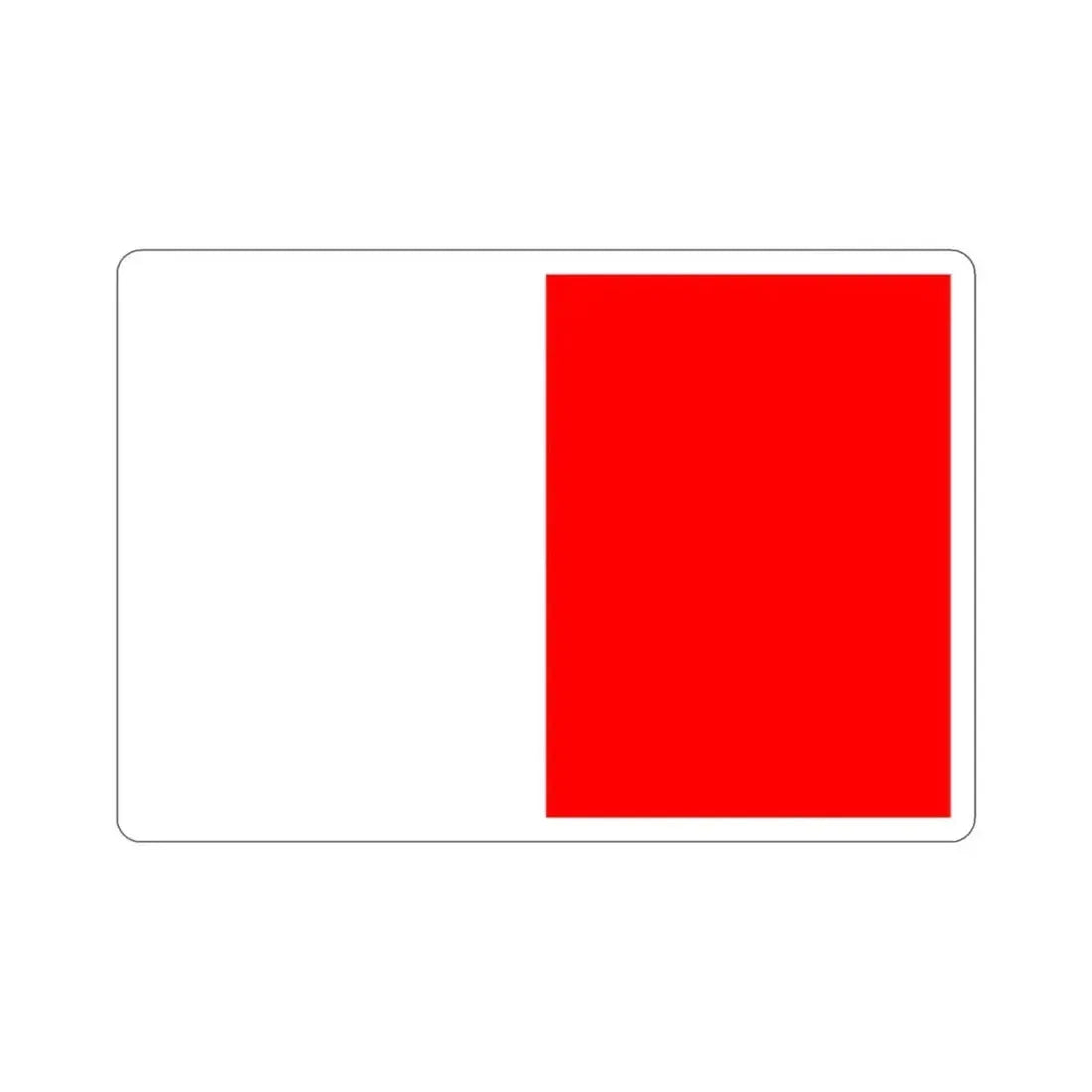 Flag of Bari Italy STICKER Vinyl Die-Cut Decal - The Sticker Space