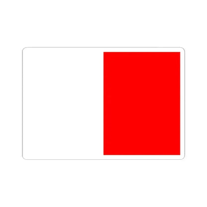 Flag of Bari Italy - STICKER Vinyl Kiss-Cut Decal 2 Inch White - The Sticker Space