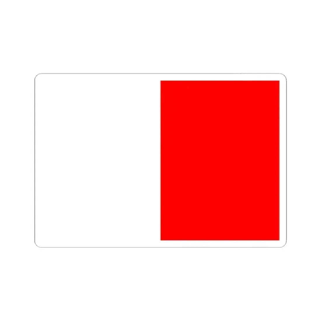 Flag of Bari Italy - STICKER Vinyl Kiss-Cut Decal - The Sticker Space