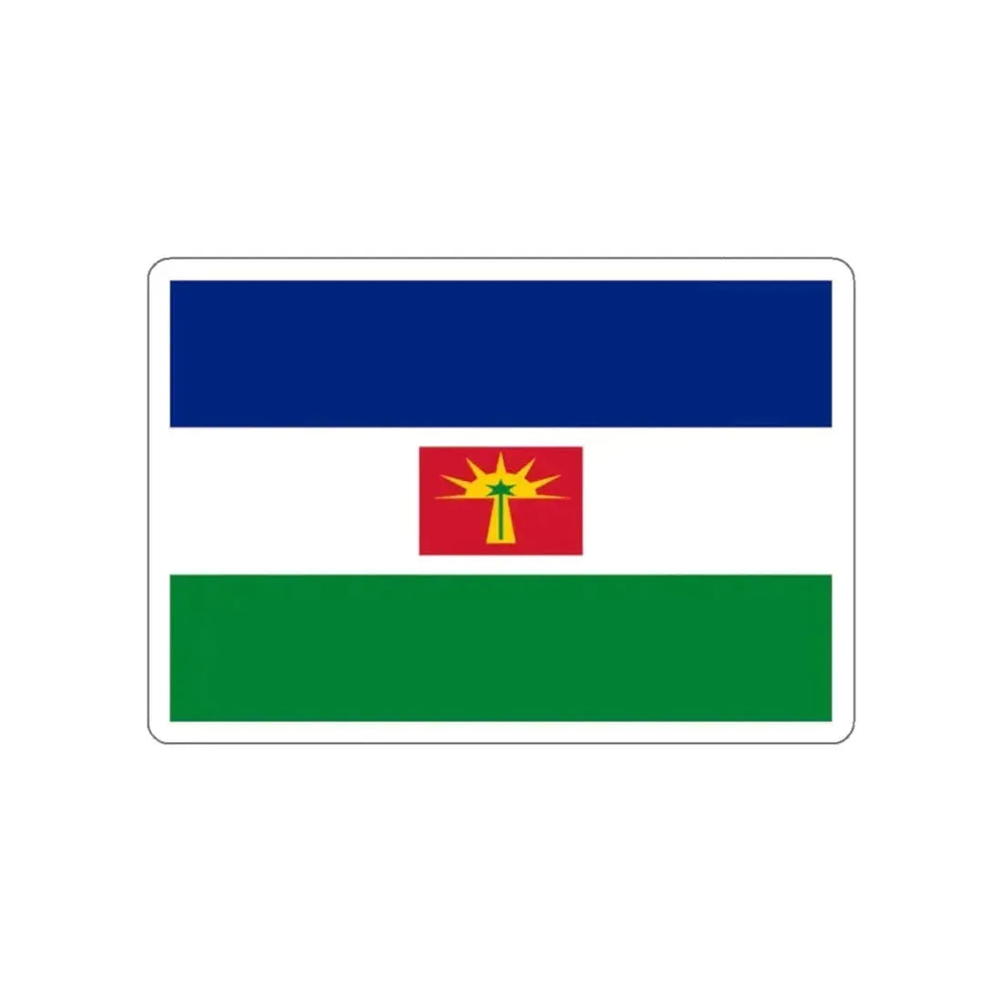 Flag of Barinas Venezuela STICKER Vinyl Die-Cut Decal - The Sticker Space