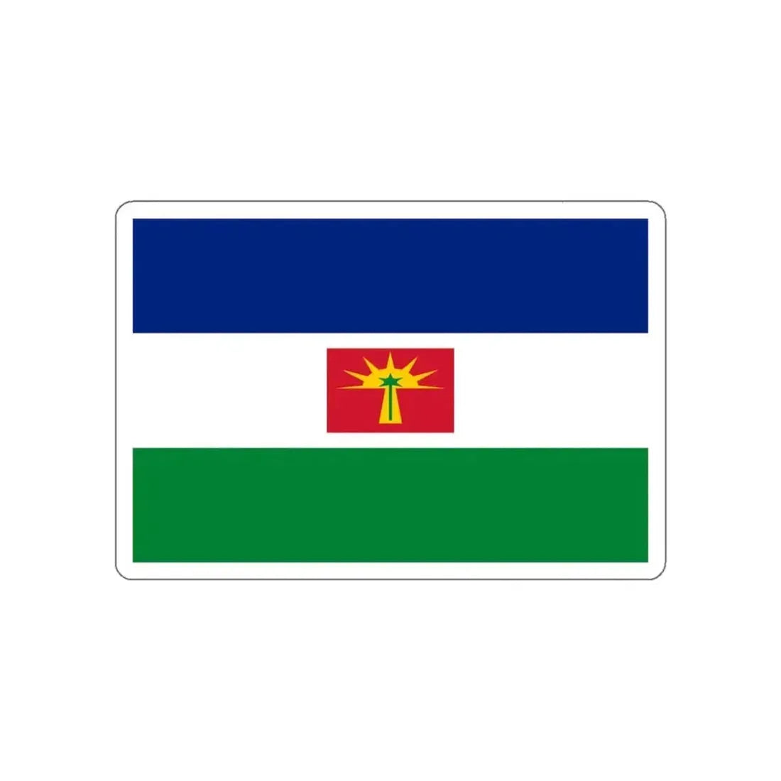 Flag of Barinas Venezuela STICKER Vinyl Die-Cut Decal - The Sticker Space