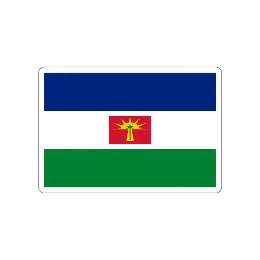 Flag of Barinas Venezuela STICKER Vinyl Die-Cut Decal - The Sticker Space