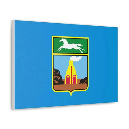 Flag of Barnaul Russia - Canvas Wall Art - The Sticker Space