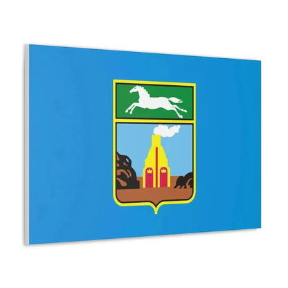 Flag of Barnaul Russia - Canvas Wall Art - The Sticker Space