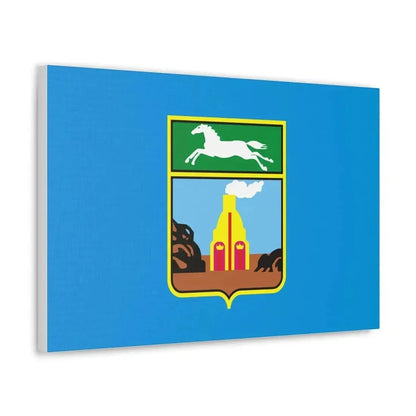 Flag of Barnaul Russia - Canvas Wall Art - The Sticker Space