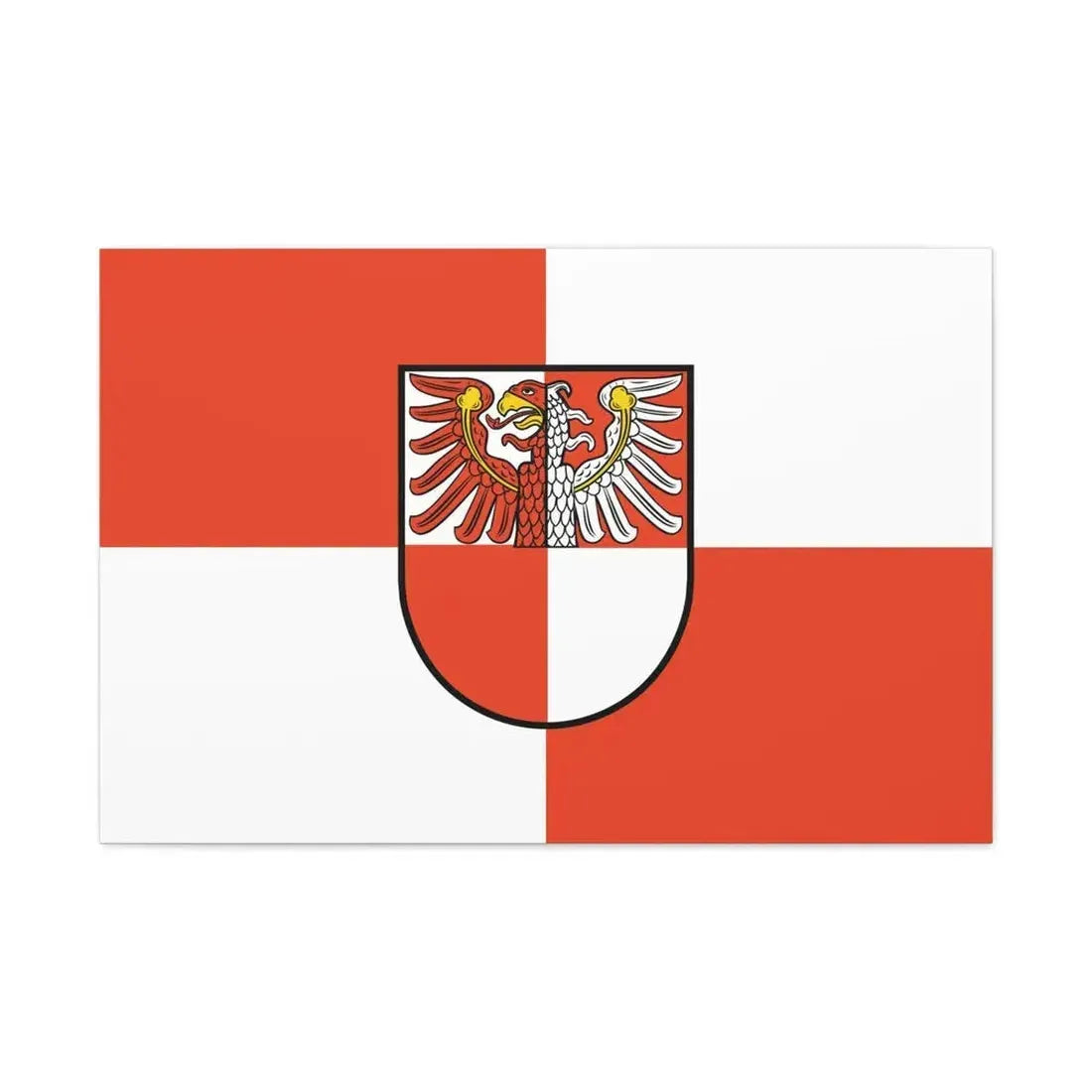 Flag of Barnim Germany - Canvas Wall Art 36" x 24" 1.25" - The Sticker Space