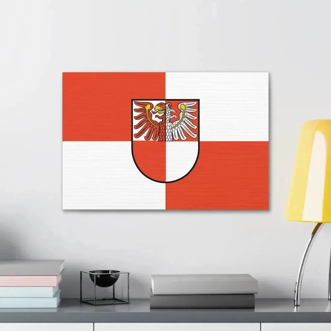 Flag of Barnim Germany - Canvas Wall Art - The Sticker Space