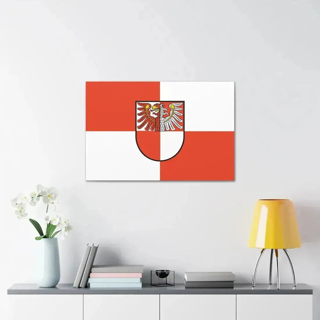 Flag of Barnim Germany - Canvas Wall Art - The Sticker Space
