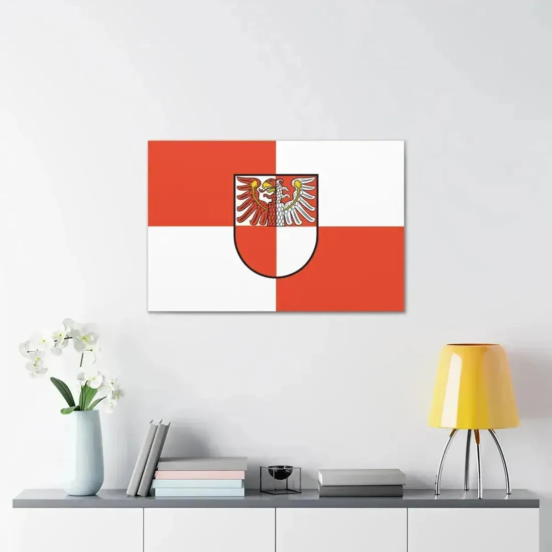 Flag of Barnim Germany - Canvas Wall Art - The Sticker Space