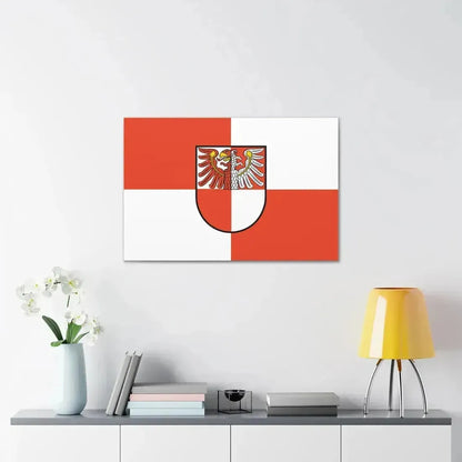 Flag of Barnim Germany - Canvas Wall Art - The Sticker Space