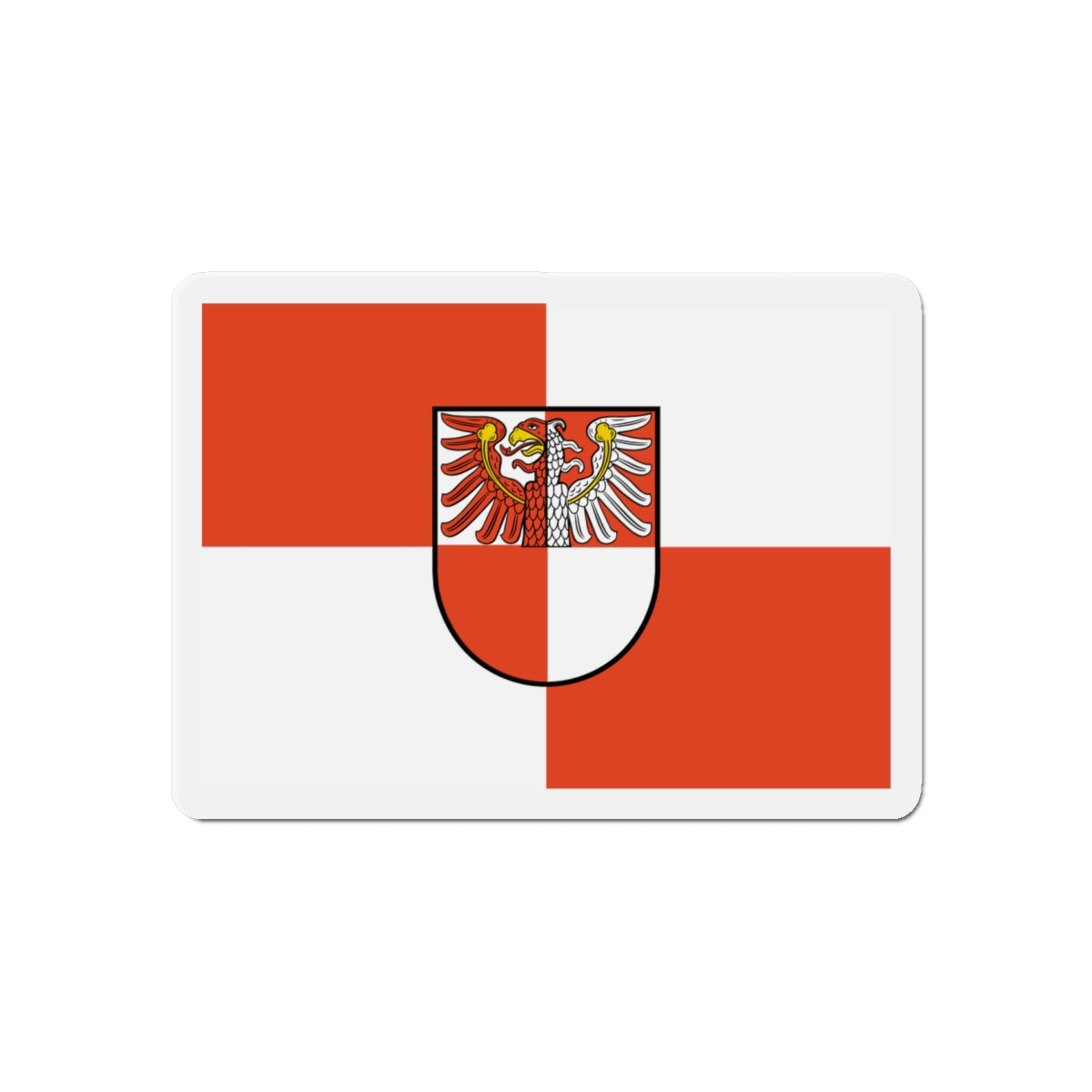 Flag of Barnim Germany - Die-Cut Magnet-6 × 6"-The Sticker Space