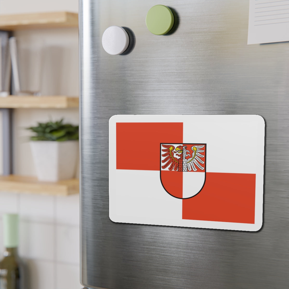 Flag of Barnim Germany - Die-Cut Magnet-The Sticker Space