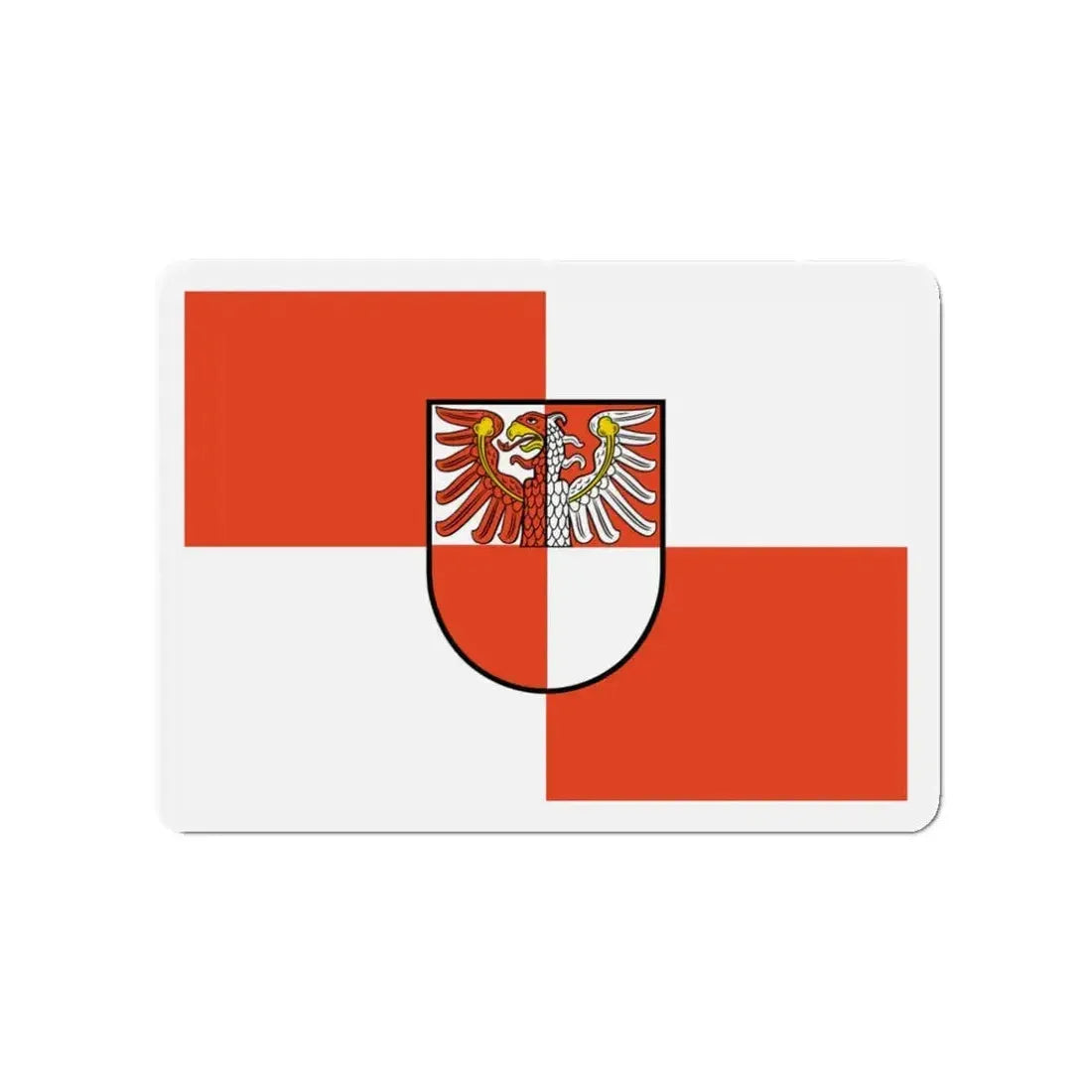 Flag of Barnim Germany - Refrigerator Magnet 3 Inch - The Sticker Space