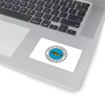 Flag of Barnstable County Massachusetts (United States) STICKER Vinyl Kiss-Cut Decal - The Sticker Space