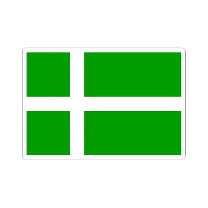 Flag of Barra (Scotland) STICKER Vinyl Kiss-Cut Decal 6 Inch White - The Sticker Space