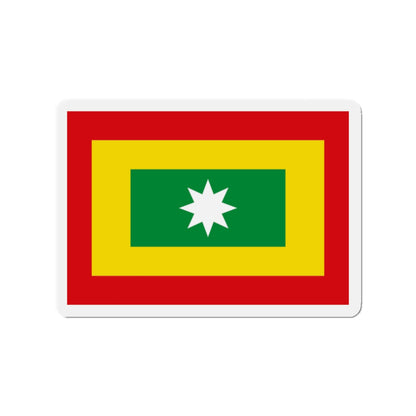 Flag of Barranquilla Atlántico Colombia - Die-Cut Magnet-2" x 2"-The Sticker Space