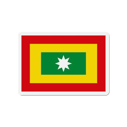 Flag of Barranquilla Atlántico Colombia - Die-Cut Magnet-3" x 3"-The Sticker Space