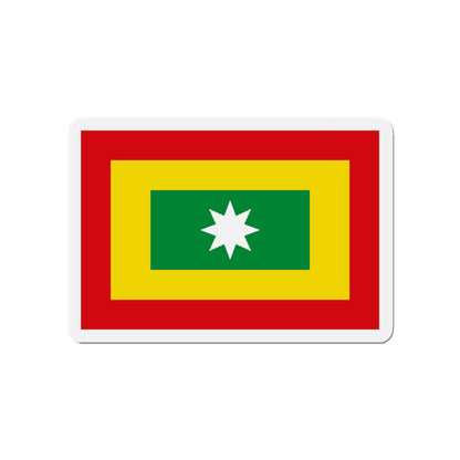 Flag of Barranquilla Atlántico Colombia - Die-Cut Magnet-4" x 4"-The Sticker Space