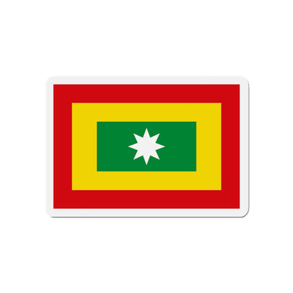 Flag of Barranquilla Atlántico Colombia - Die-Cut Magnet-5" x 5"-The Sticker Space