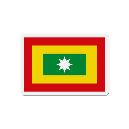 Flag of Barranquilla Atlántico Colombia - Die-Cut Magnet-6 × 6"-The Sticker Space