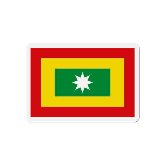 Flag of Barranquilla Atlántico Colombia - Die-Cut Magnet-6 × 6"-The Sticker Space