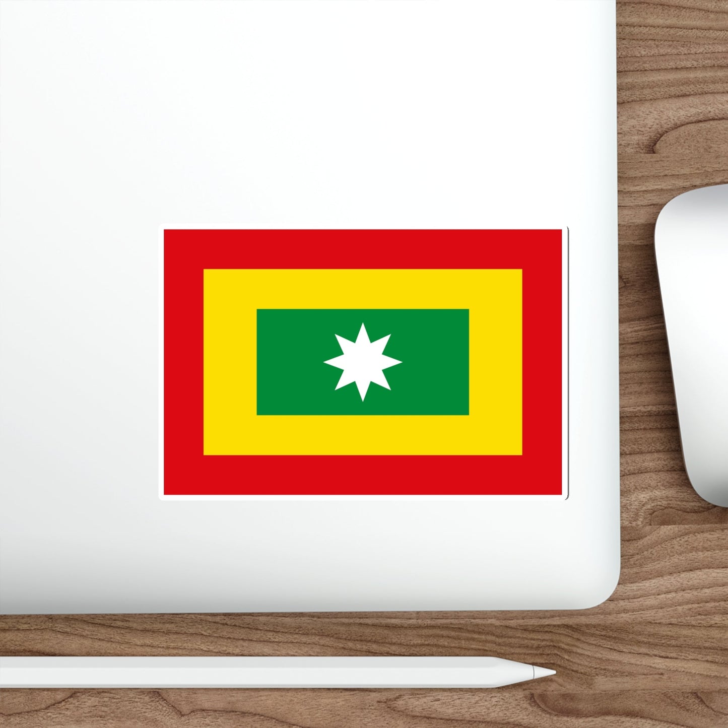 Flag of Barranquilla Atlántico Colombia STICKER Vinyl Die-Cut Decal-The Sticker Space