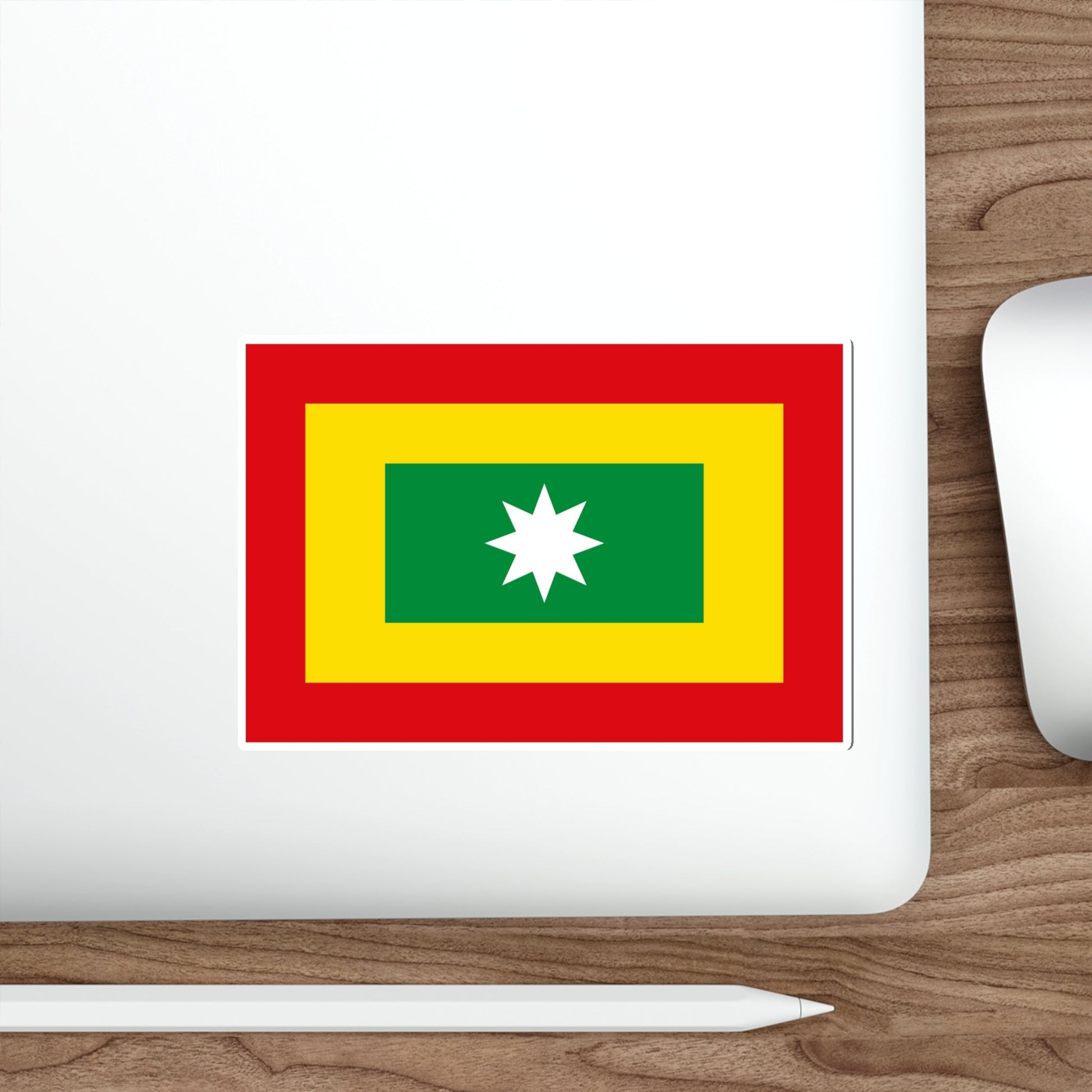 Flag of Barranquilla Atlántico Colombia STICKER Vinyl Die-Cut Decal-The Sticker Space