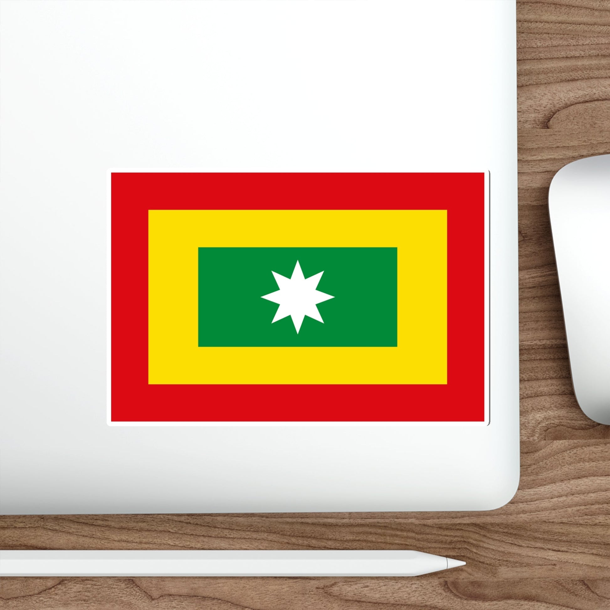 Flag of Barranquilla Atlántico Colombia STICKER Vinyl Die-Cut Decal-The Sticker Space