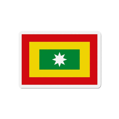 Flag of Barranquilla Atlántico Colombia - Refrigerator Magnet 5 Inch - The Sticker Space