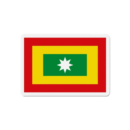 Flag of Barranquilla Atlántico Colombia - Refrigerator Magnet 6 Inch - The Sticker Space