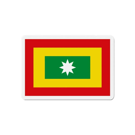 Flag of Barranquilla Atlántico Colombia - Refrigerator Magnet 6 Inch - The Sticker Space