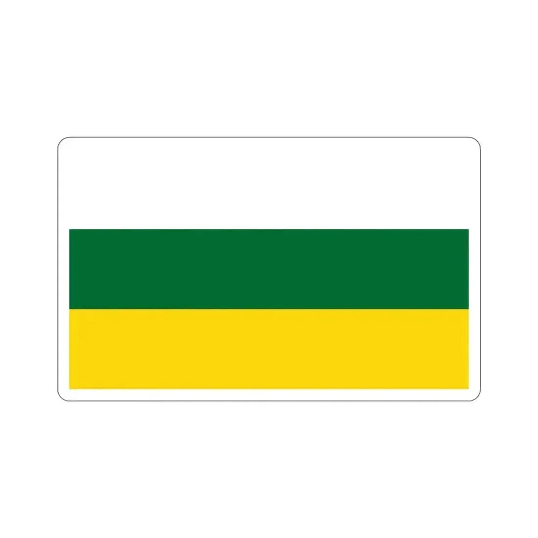 Flag of Barranquitas Puerto Rico STICKER Vinyl Die-Cut Decal 4 Inch - The Sticker Space