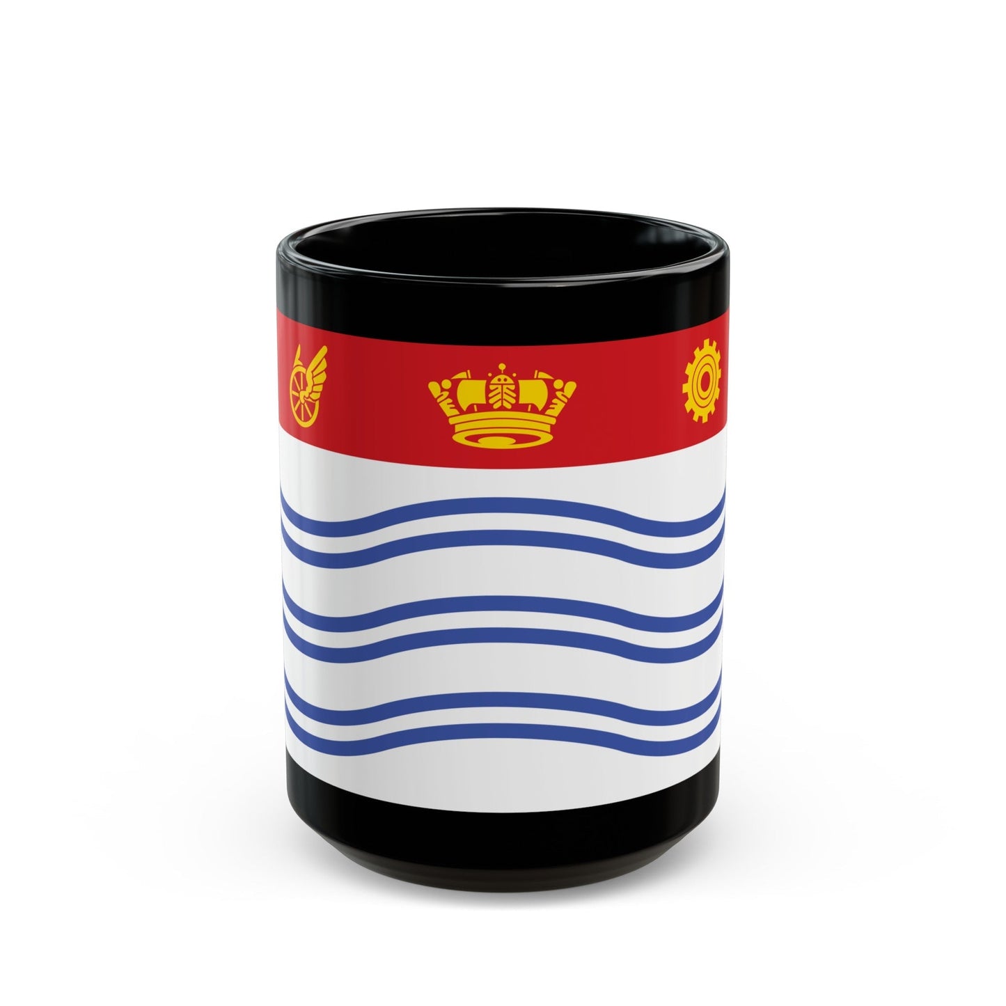 Flag of Barrie Canada - Black Coffee Mug-15oz-The Sticker Space