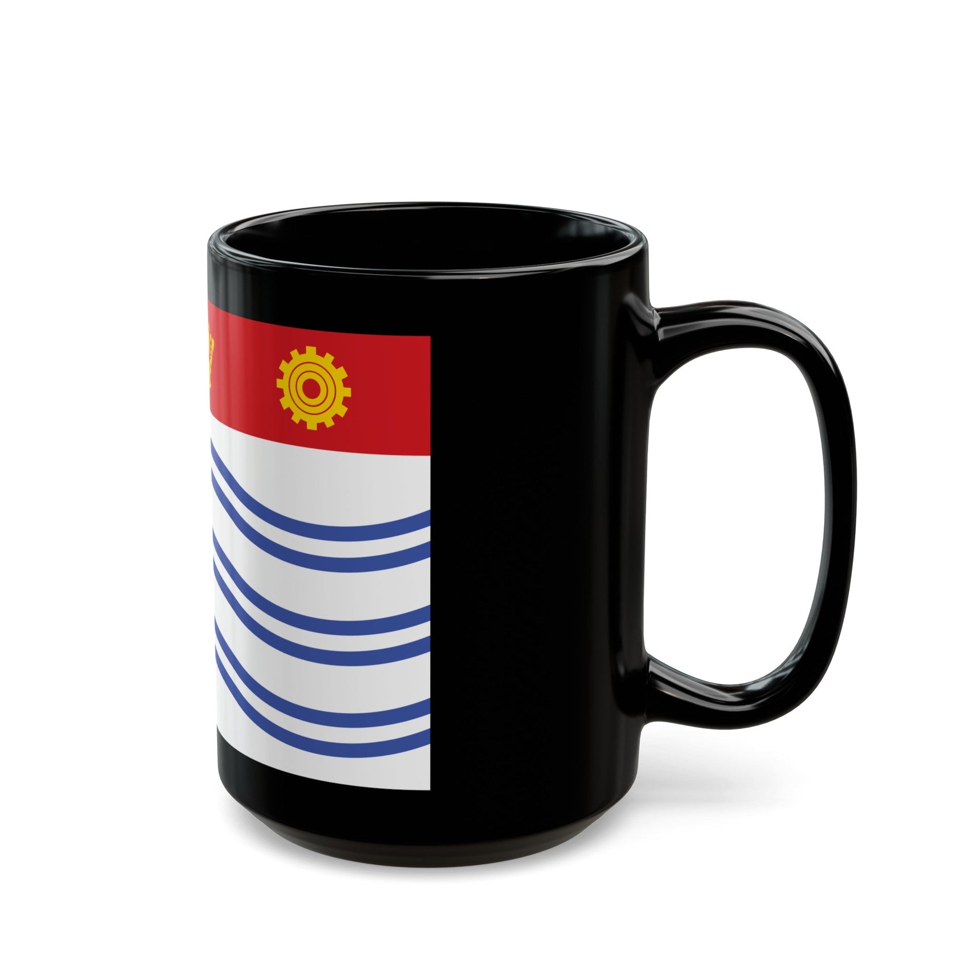 Flag of Barrie Canada - Black Coffee Mug-The Sticker Space