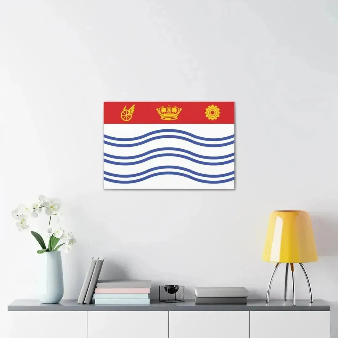 Flag of Barrie Canada - Canvas Wall Art - The Sticker Space