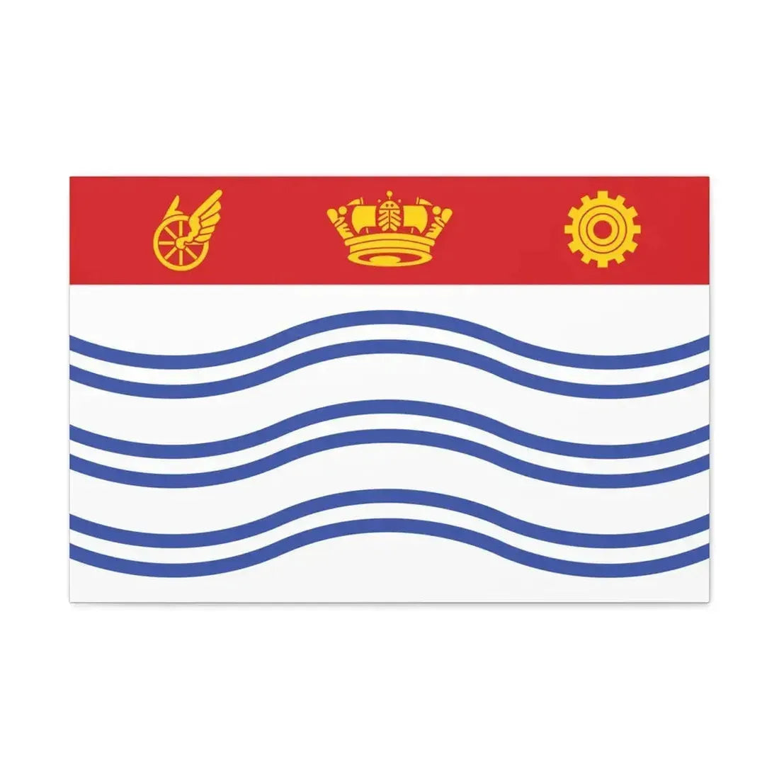Flag of Barrie Canada - Canvas Wall Art - The Sticker Space