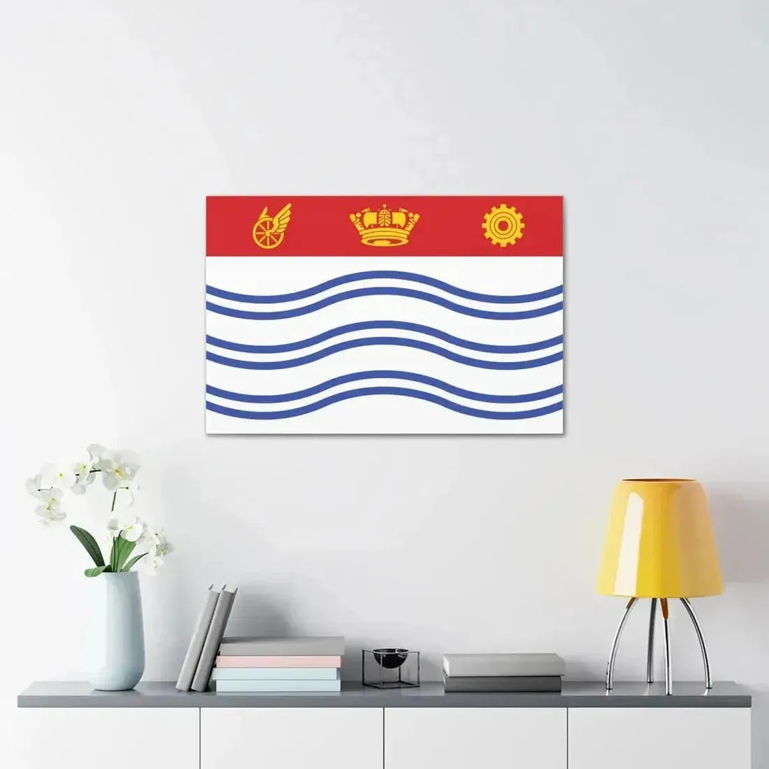 Flag of Barrie Canada - Canvas Wall Art - The Sticker Space
